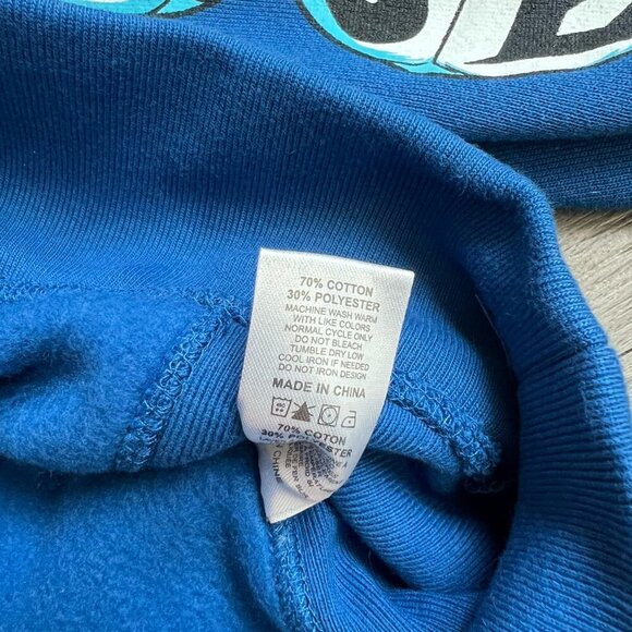 Blue Titmouse Stuff Titmouse Inc Graphic Print Heavyweight Sweatshirt Size XL - Picture 6 of 7